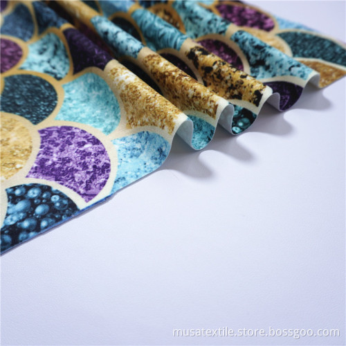 DTY Double Drush DBP Custom Digital Print Fabric